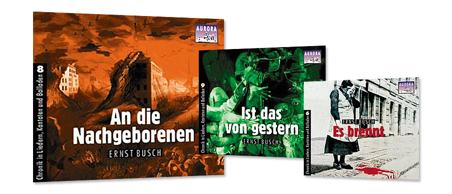 CD-Cover der Ernst-Busch-Reihe